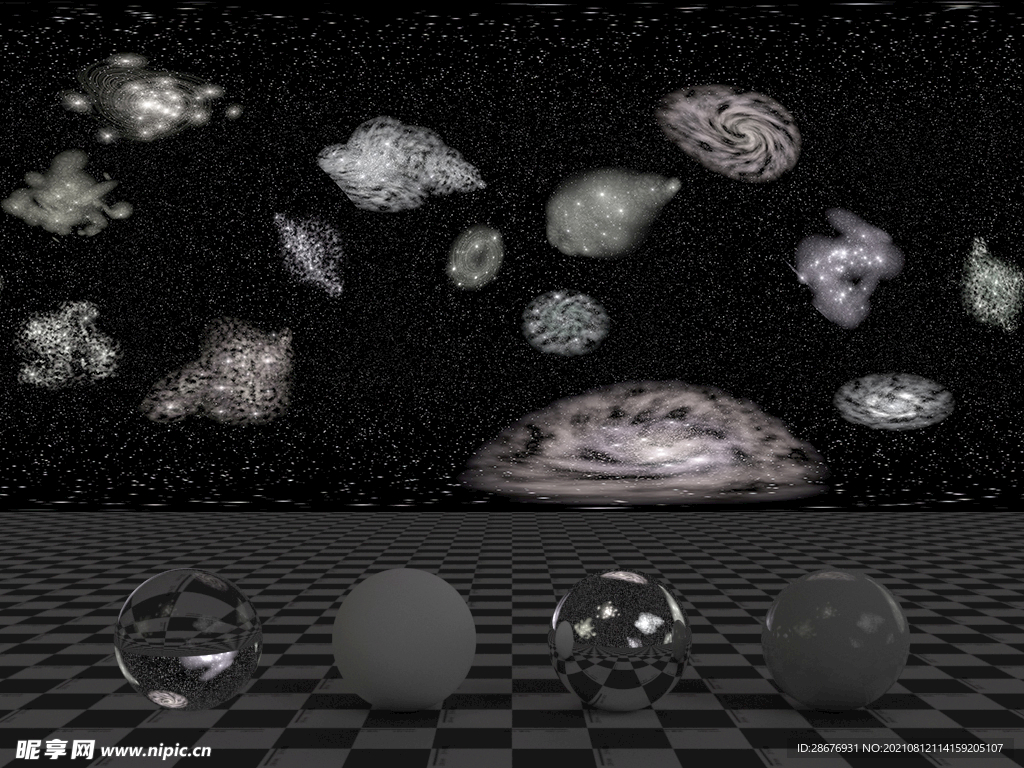 HDR贴图C4D宇宙星空背景