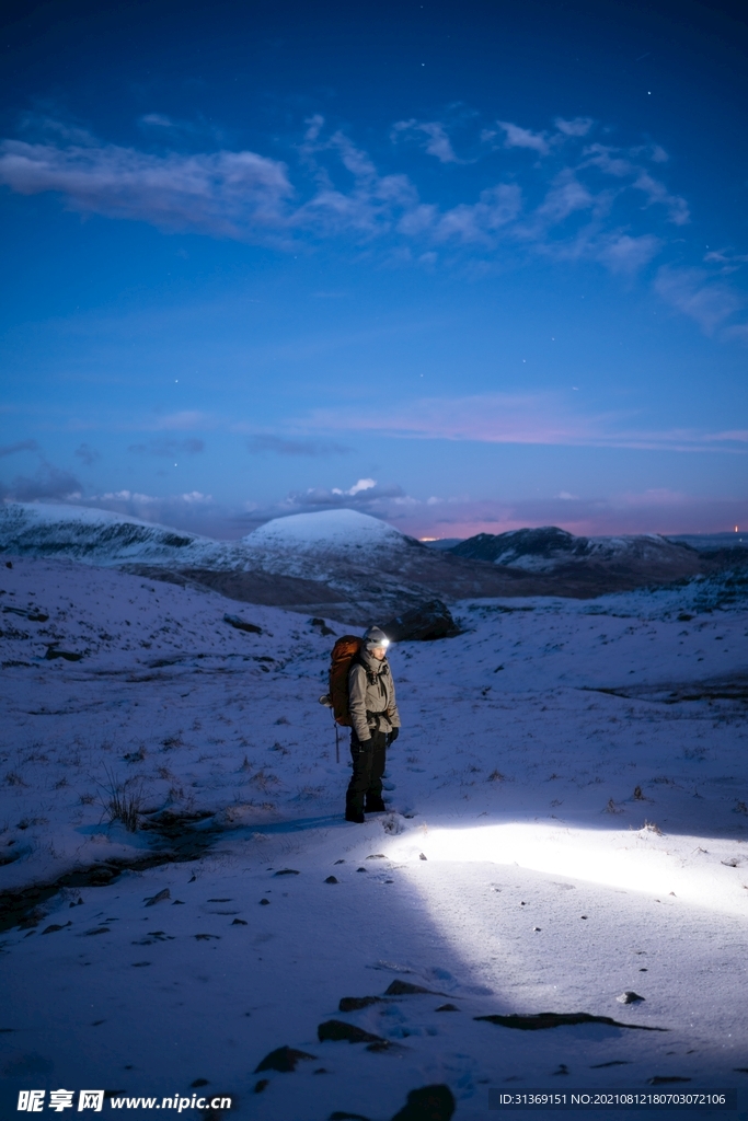 冒险的户外爱好者