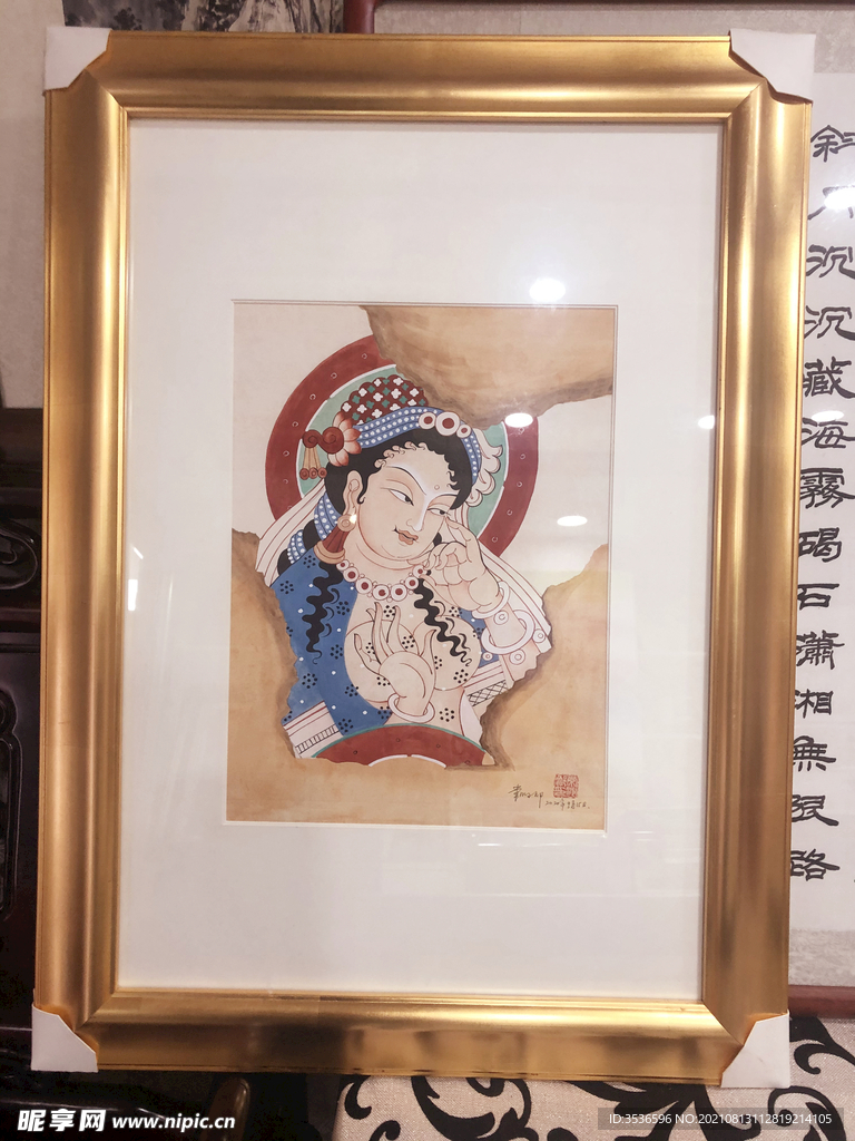 常沙娜画作展