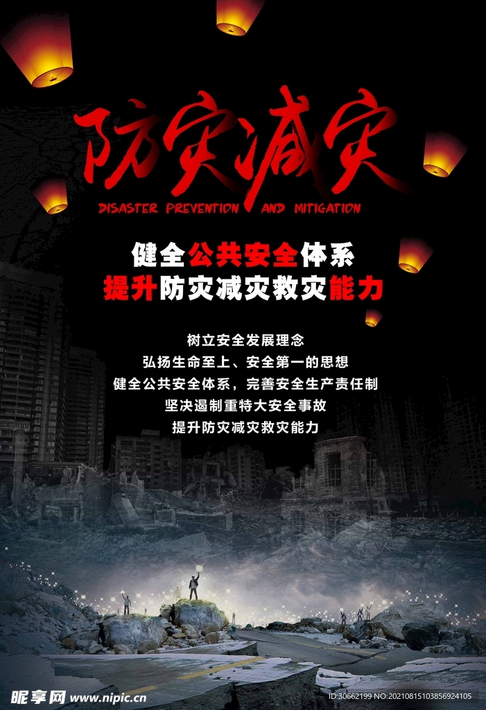 防灾减灾海报