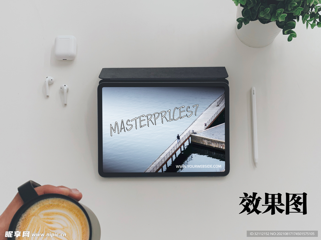 平板电脑广告样机