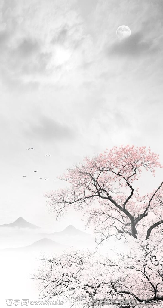 梦幻背景中国风