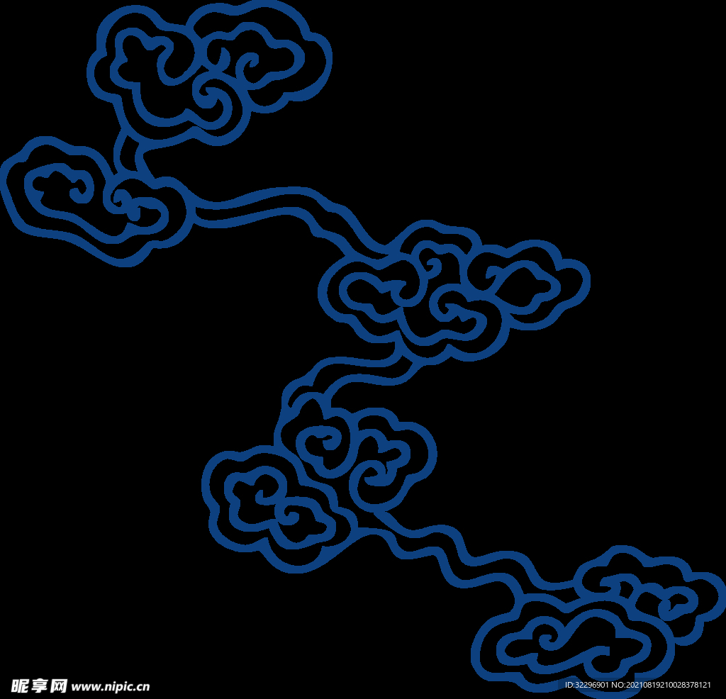 中国风古典青花瓷图案