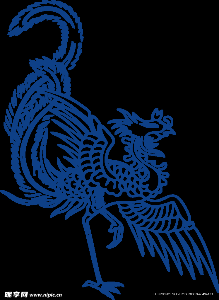 中国风古典青花瓷图案