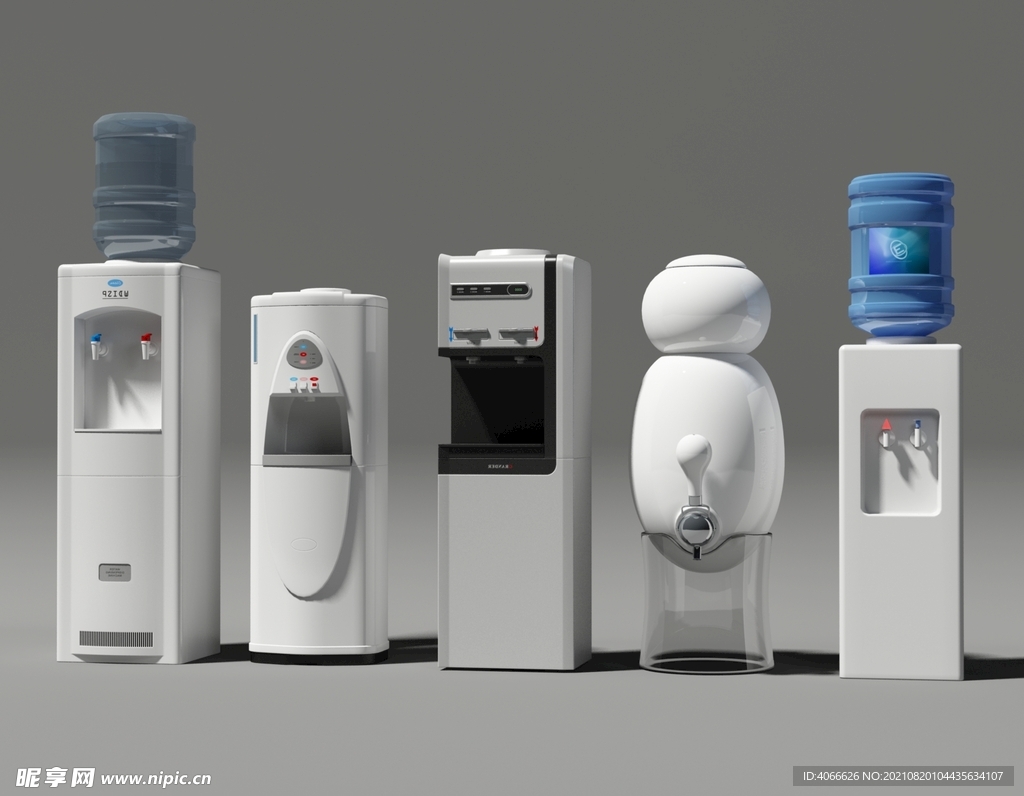 饮水机3d模型