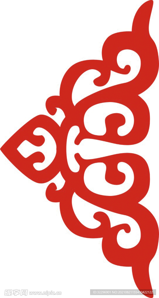  中国风中式窗花图案素材