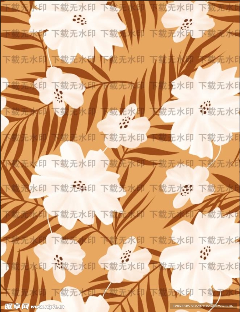 热带花型