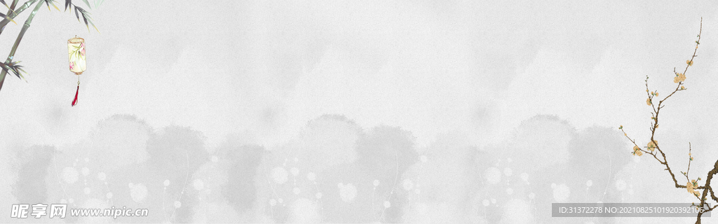  手绘古风插画背景图片 