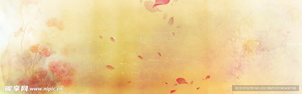 手绘古风插画背景图片 