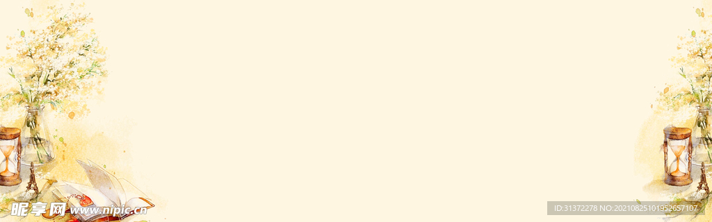   手绘古风插画背景图片 