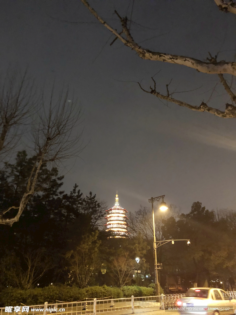 宝塔夜景