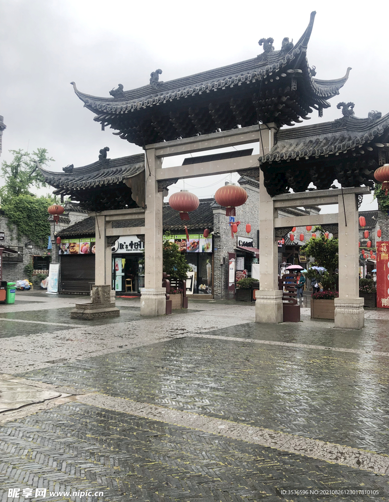 古街门楼
