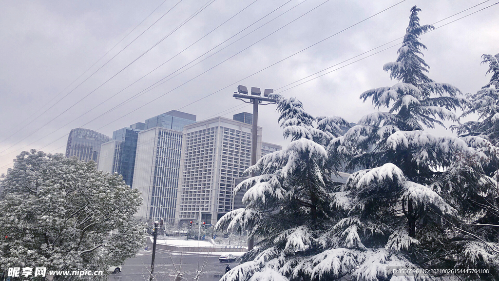 扬州雪景