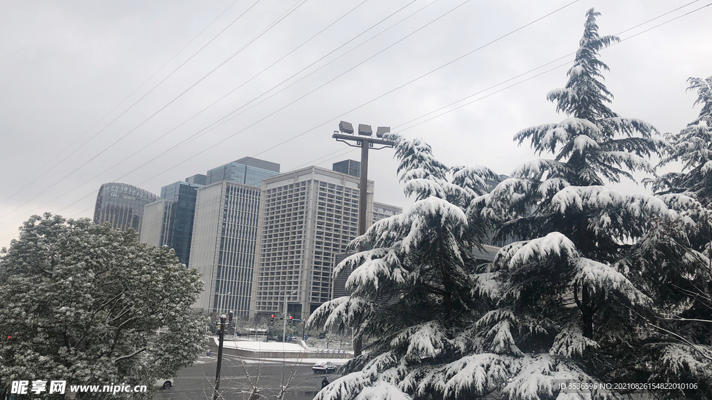扬州雪景