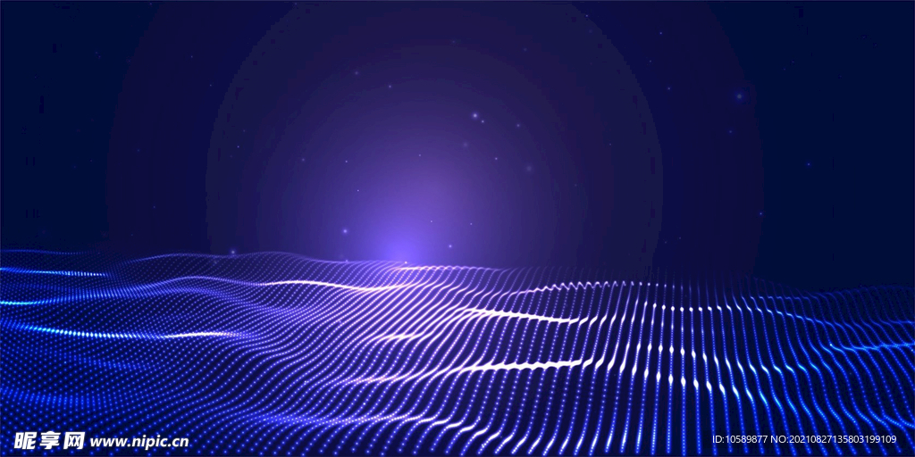 蓝色科技线条背景