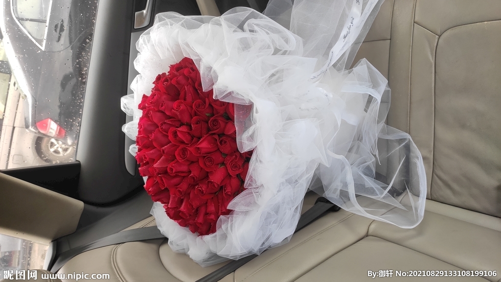 红玫瑰花束