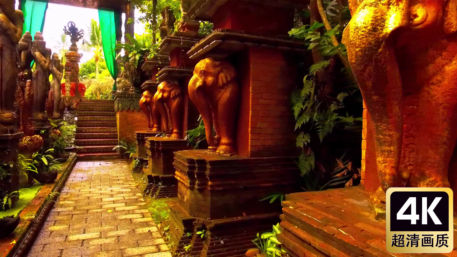 东南亚庙宇宗教雕像