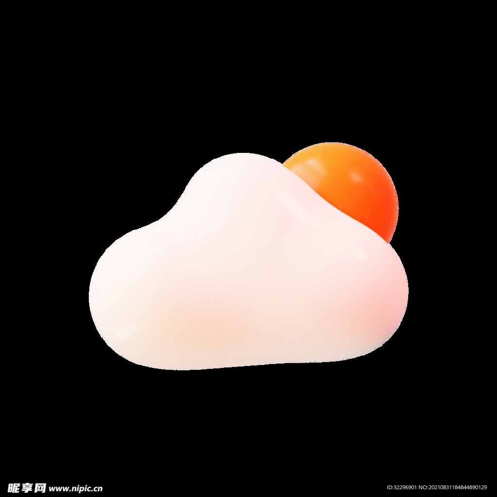 3D图标素材天气