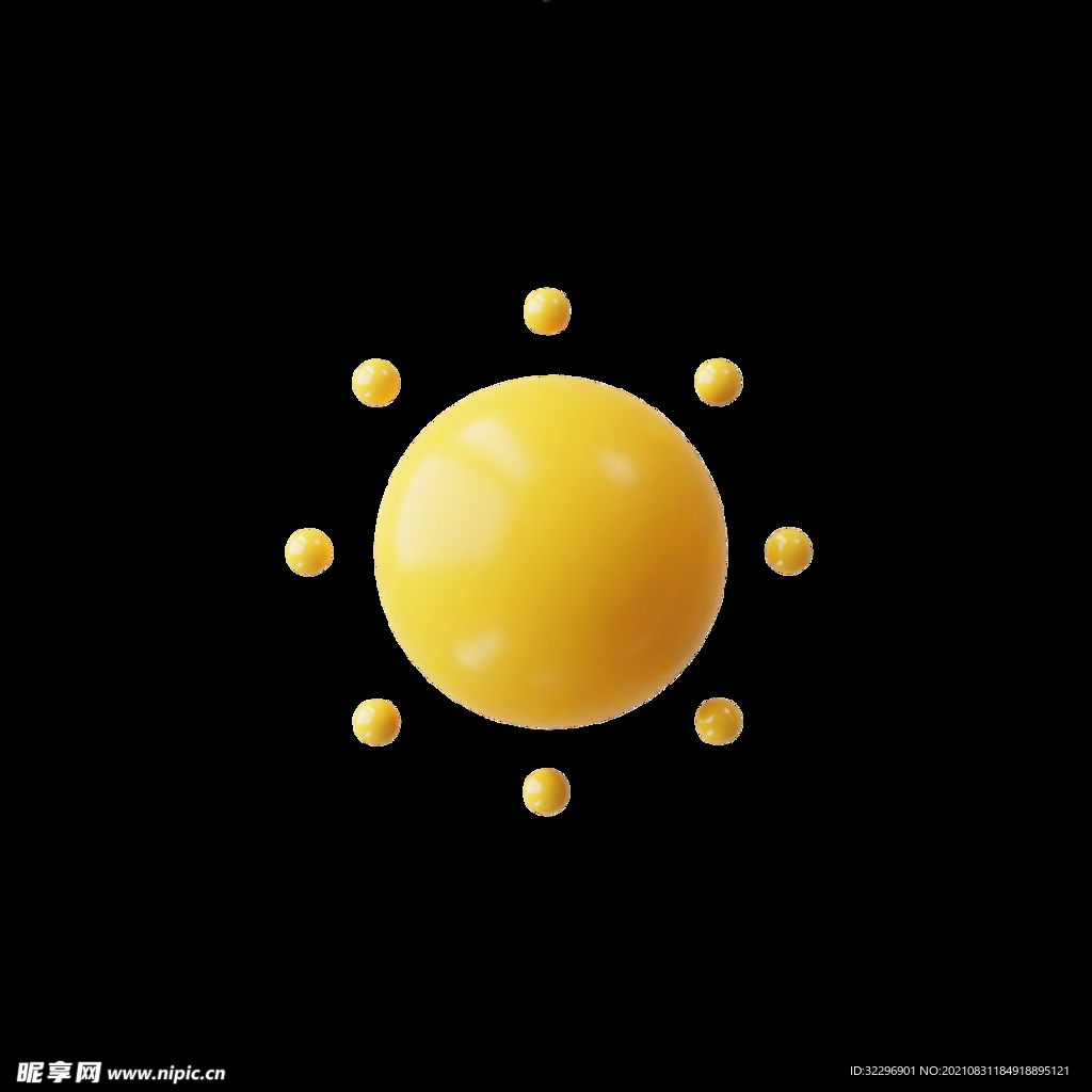 3D图标素材天气