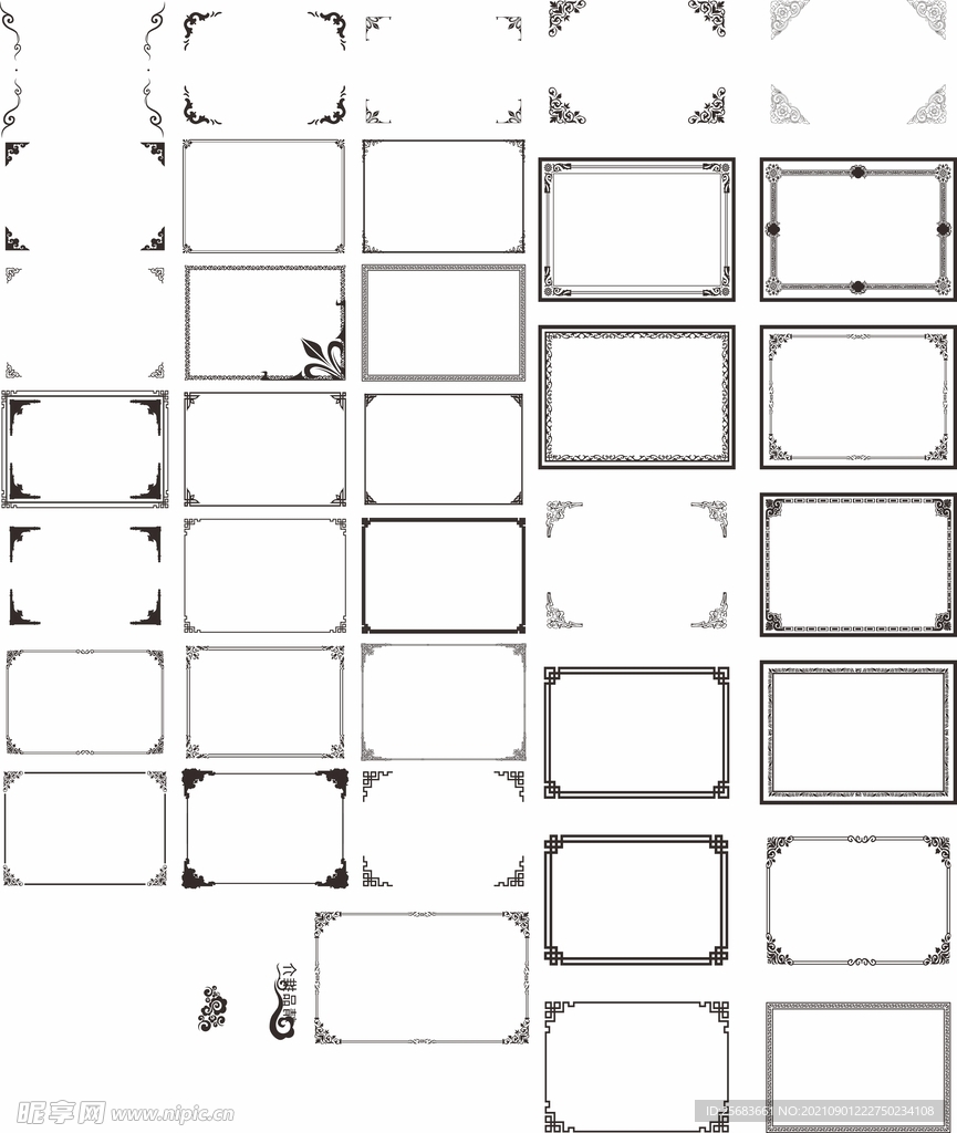 欧式装饰高档花纹