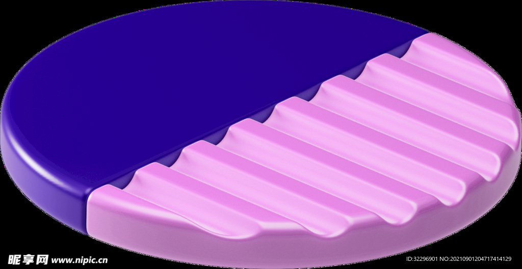 3D图标素材 立体几何图形