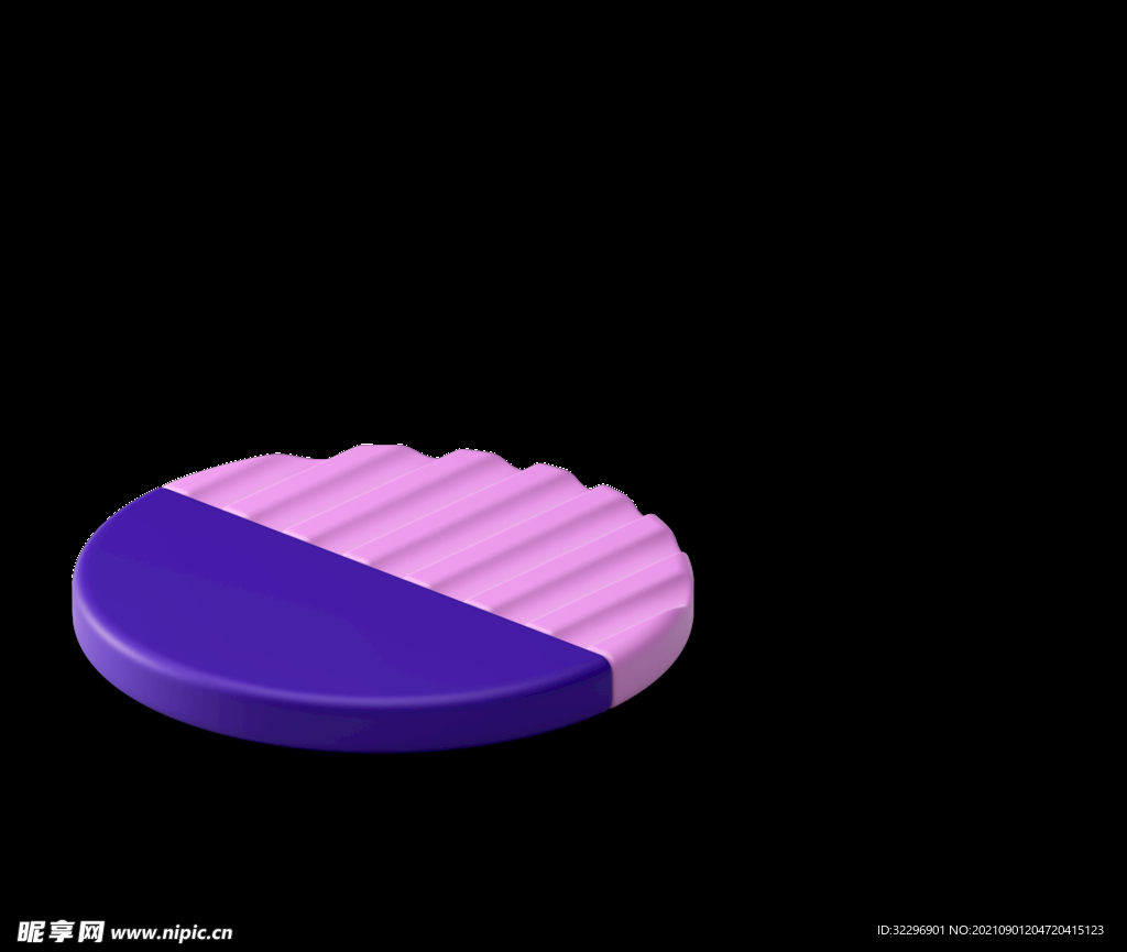 3D图标素材 立体几何图形