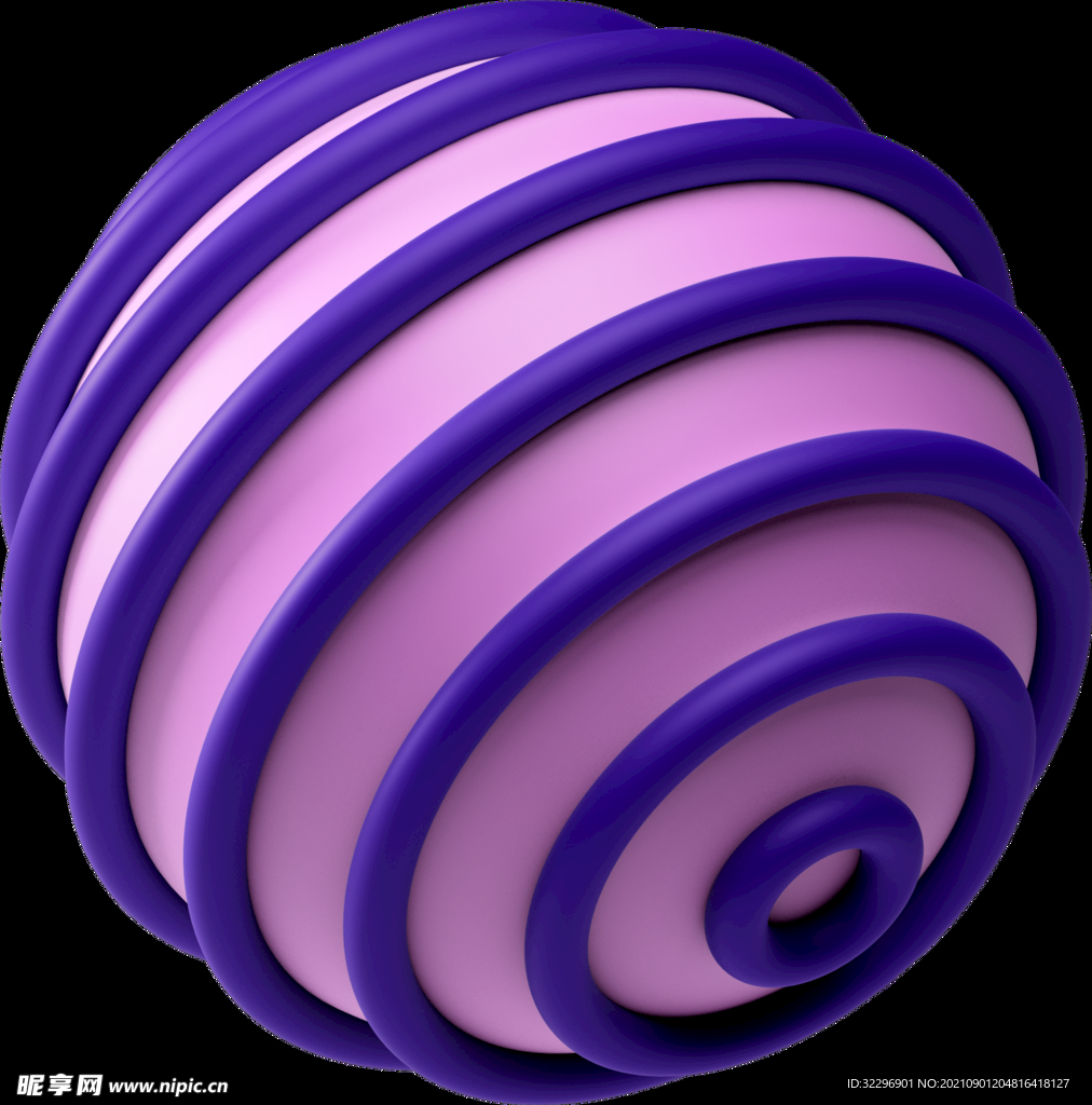 3D图标素材 立体几何图形
