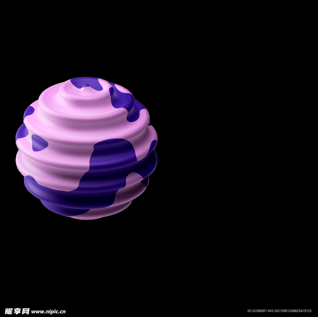 3D图标素材 立体几何图形