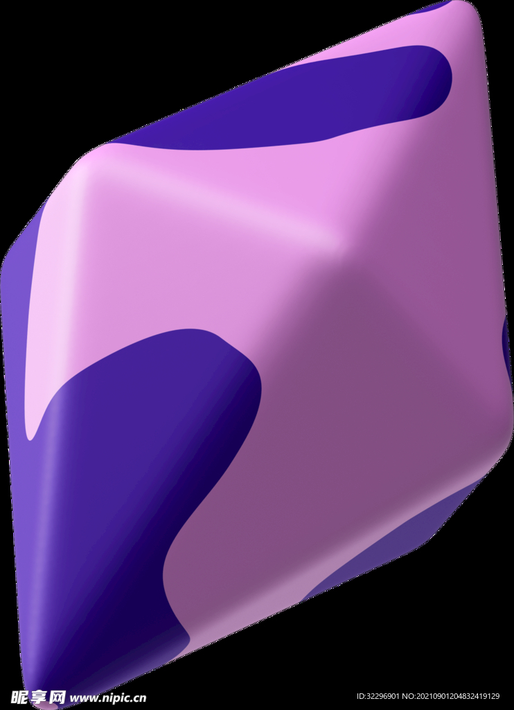 3D图标素材 立体几何图形