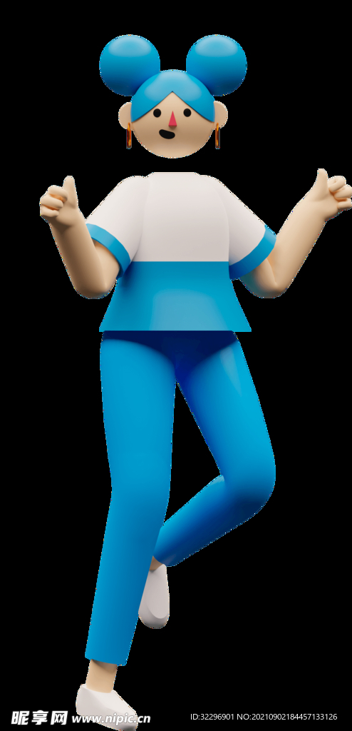 3D图标素材 卡通人物