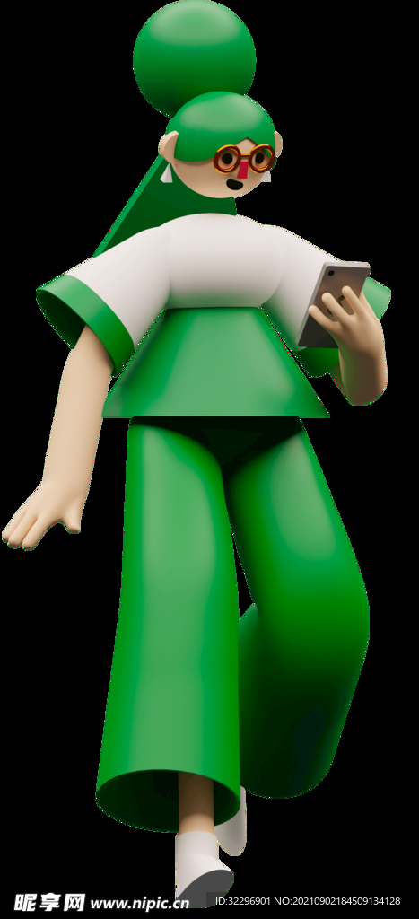 3D图标素材 卡通人物