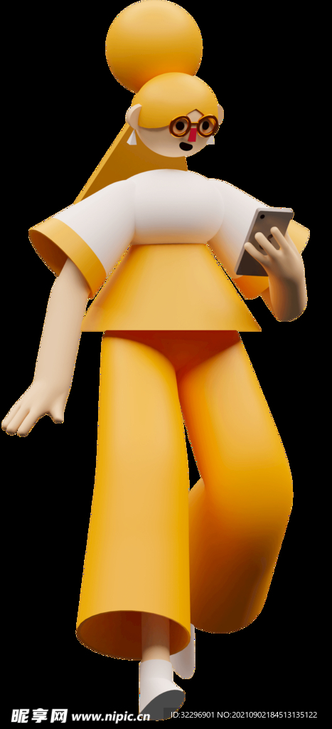3D图标素材 卡通人物