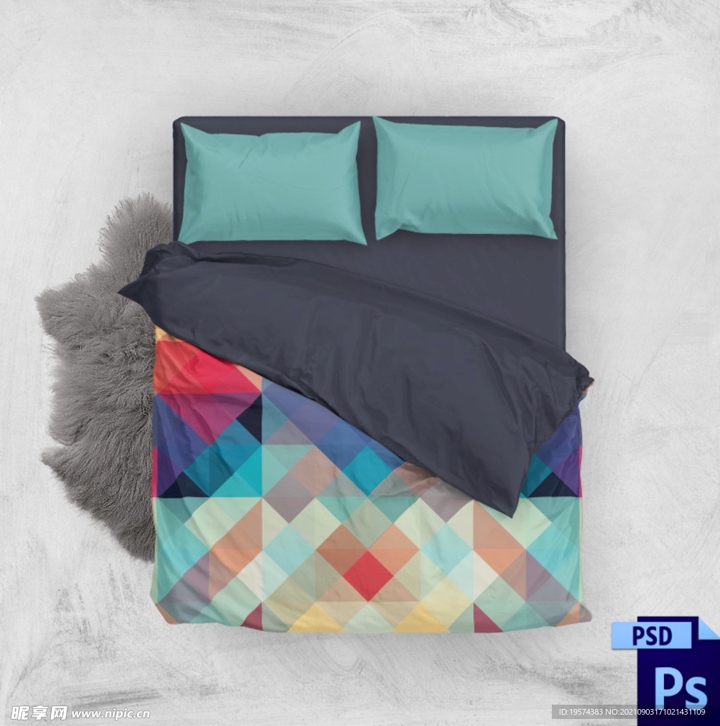 三件套床品四件套模版花色花型