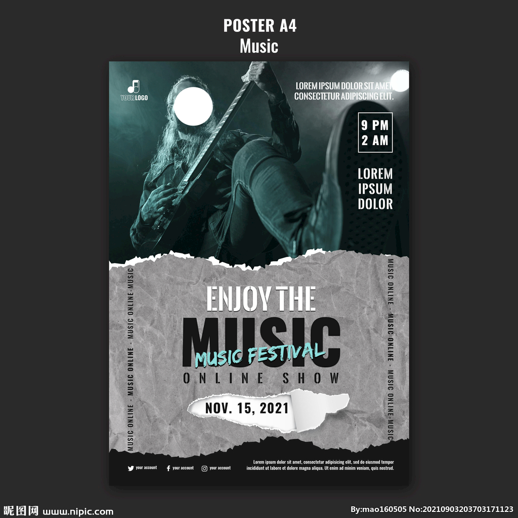 音乐海报