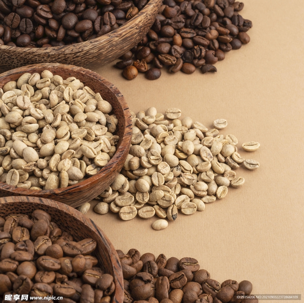 咖啡豆图片