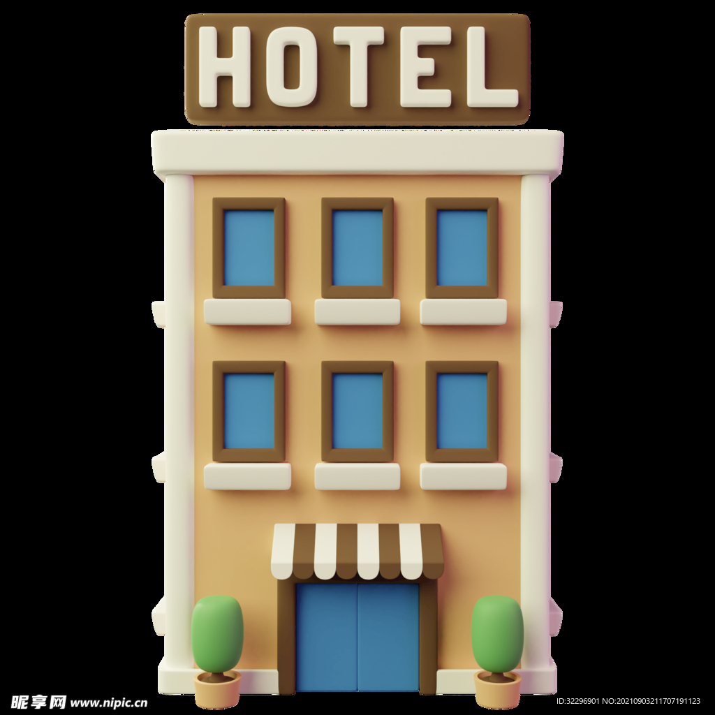 3D图标素材 立体旅游