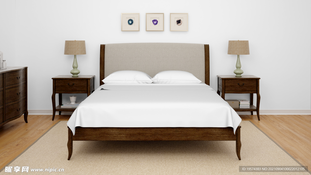 三件套床品四件套模版花色花型