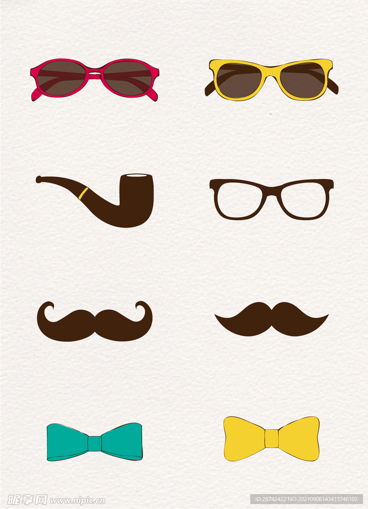 扁平化装饰图案