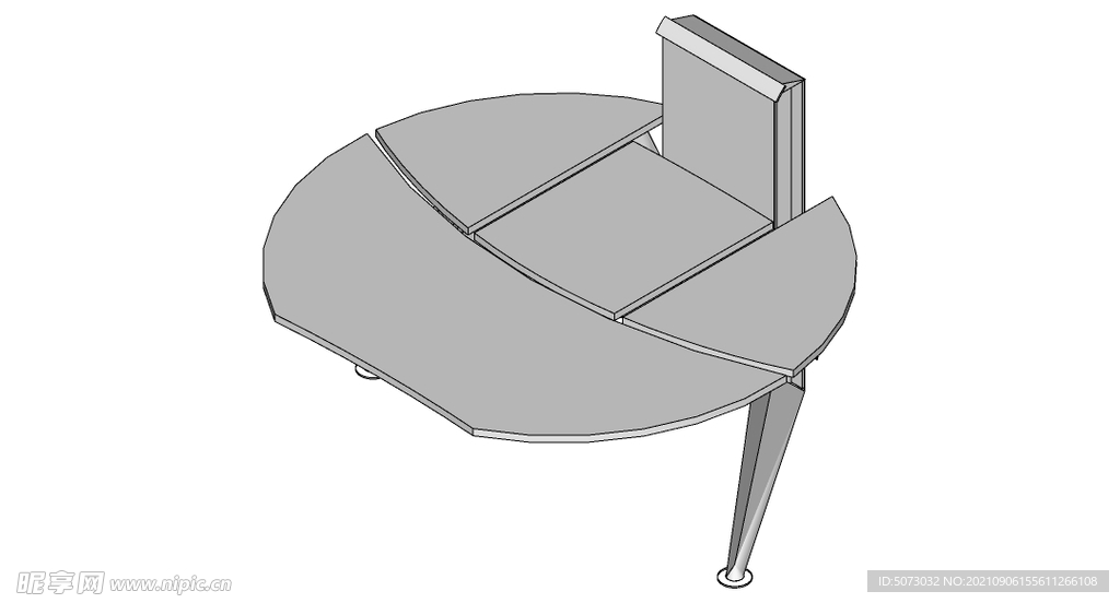 sketchUP草图大师 桌子