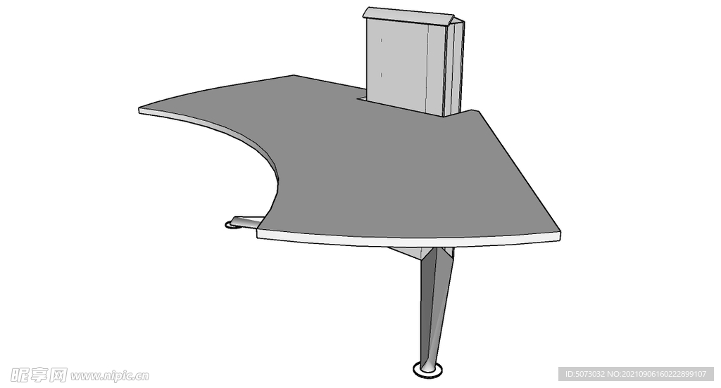 sketchUP草图大师 桌子