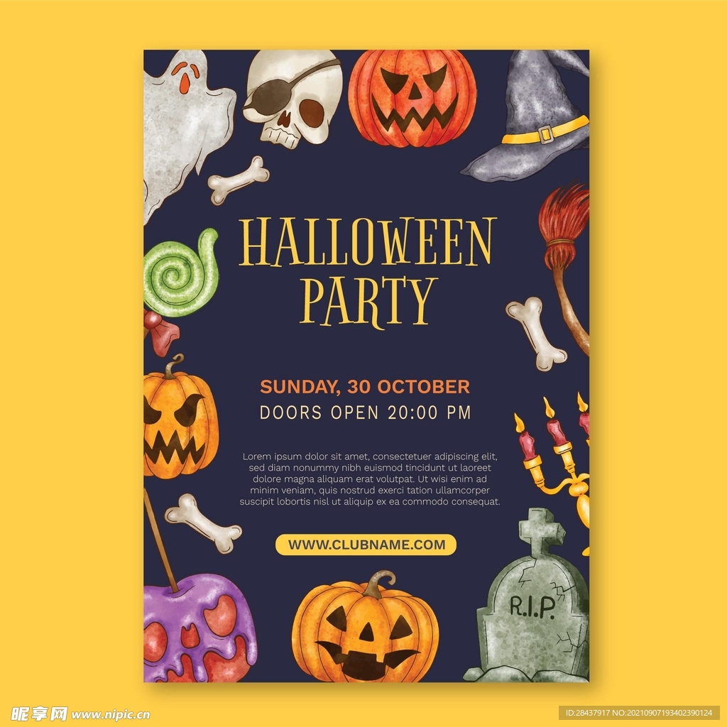 万圣节海报