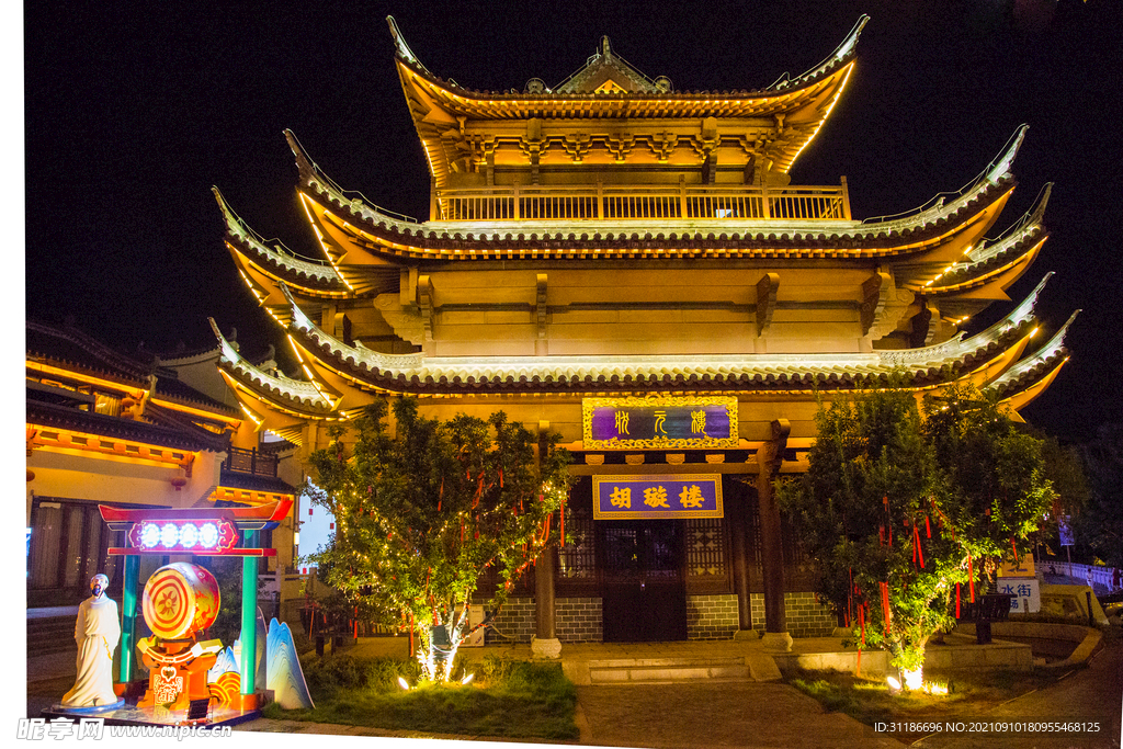 永州零陵古城 溪街夜景