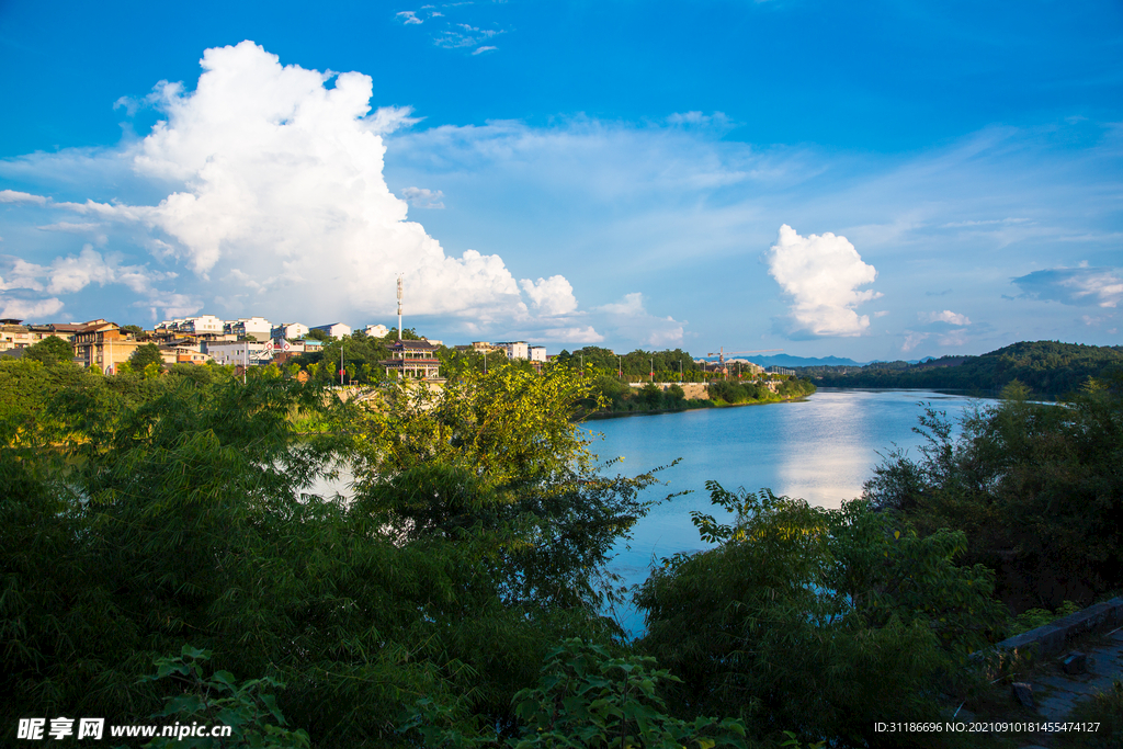 永州零陵古城潇水风光