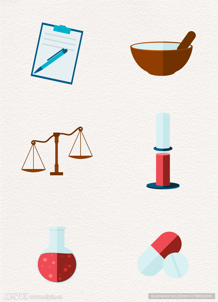 扁平化医疗小图标