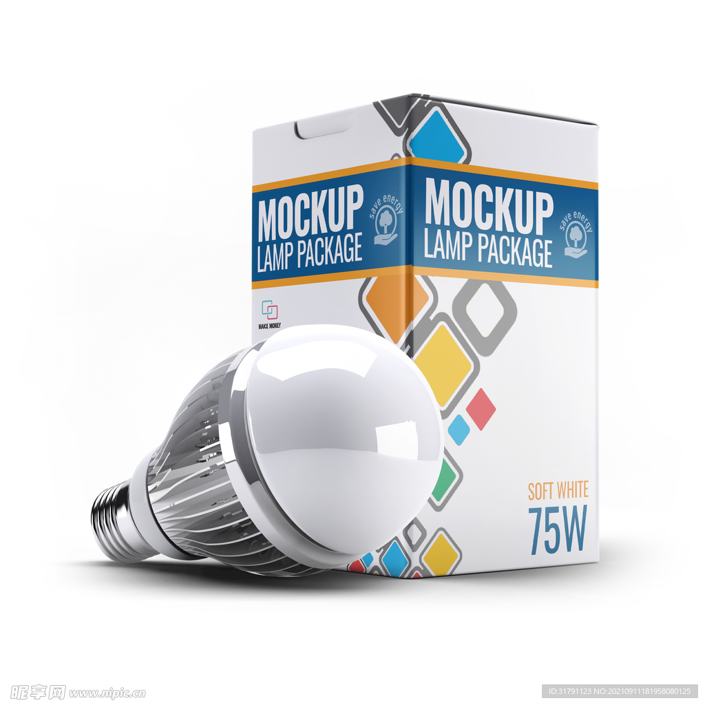 灯泡包装样机
