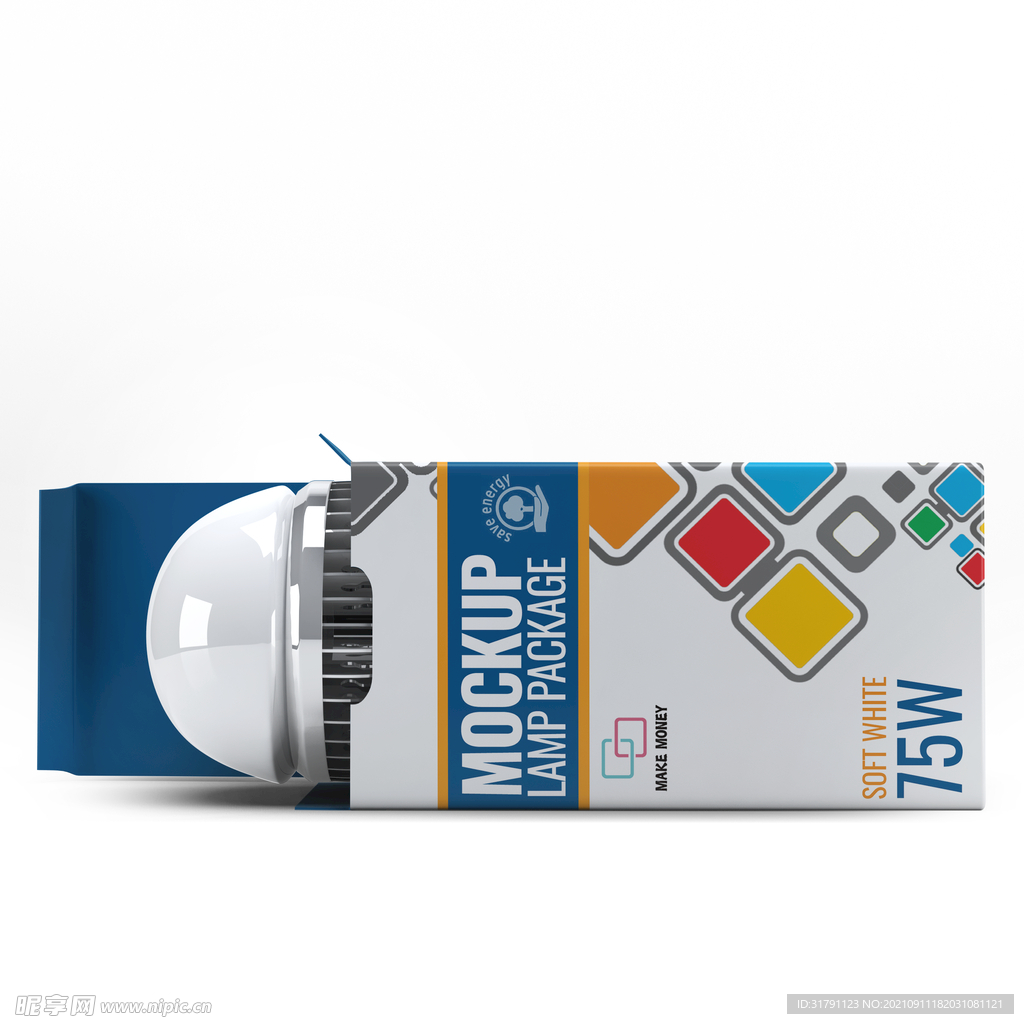 灯泡包装样机