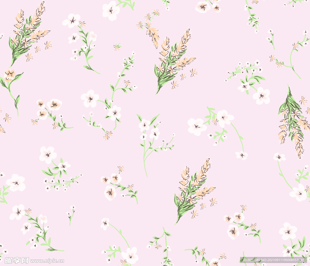 手绘小花朵