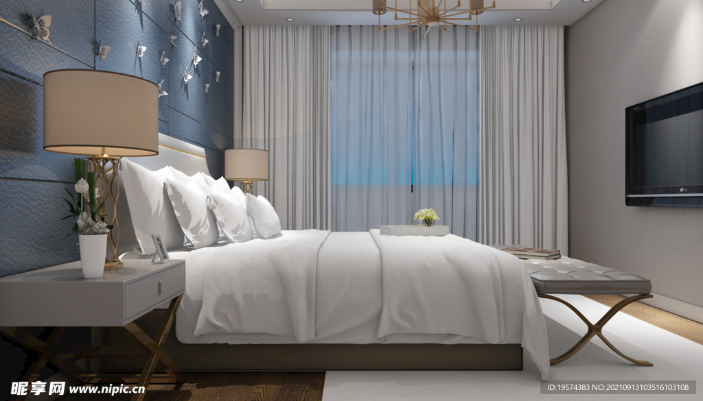 三件套床品四件套模版花色花型