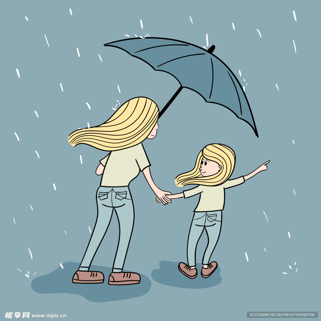 下雨