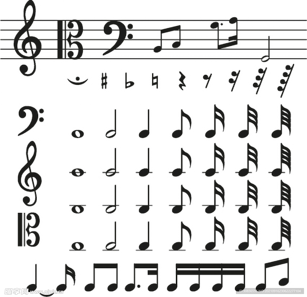 音符 音乐